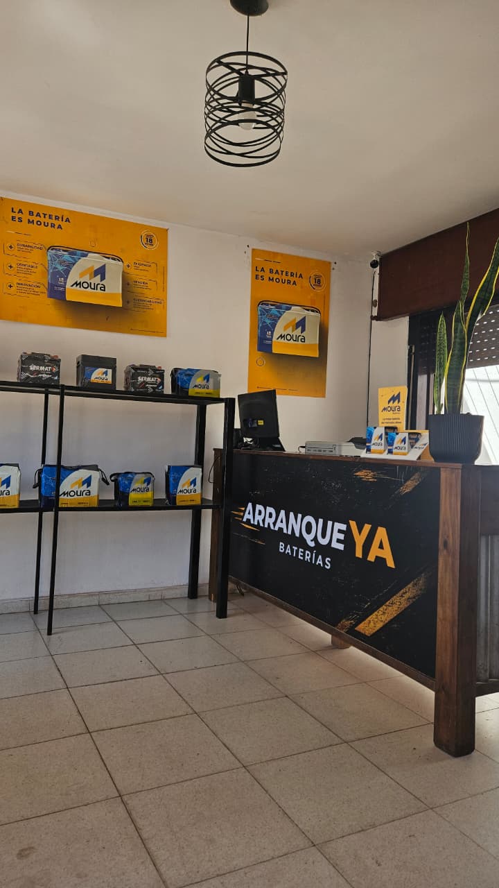 Baterías y marcas disponibles en el local